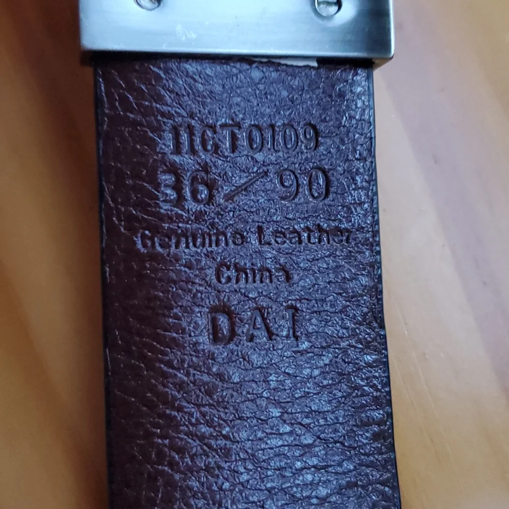 Countess Mara Genuine Leather Belt Size 36